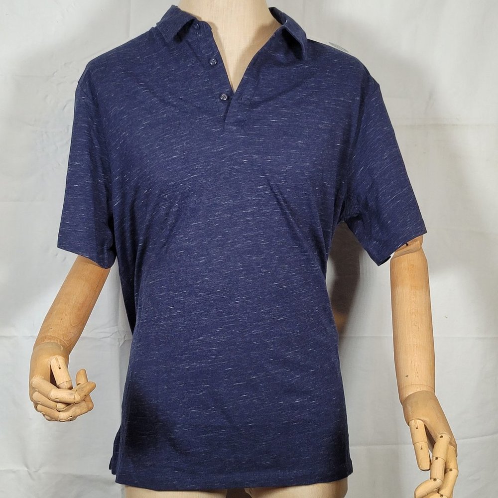 NWT HAWKER RYE Karson Slim Spacedye Polo XL